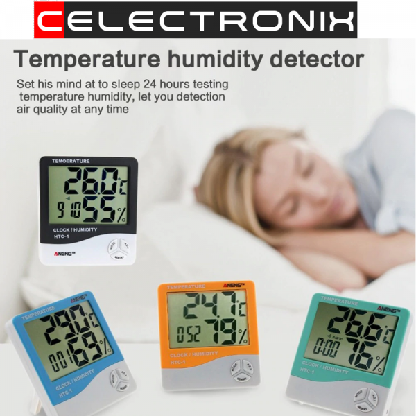 Thermomètre et hygromètre d'intérieur, 1 unité – BIOS : Thermomètre et  hygromètre