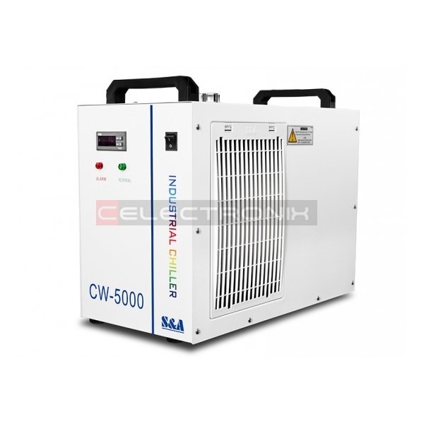 Refroidisseur d'eau de refroidissement pour refroidisseur de 5 litres -  machines laser à CO2 et à fibre économiques