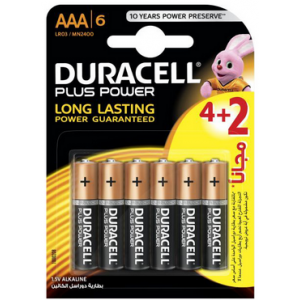 4x Piles Duracell AAA Plus...