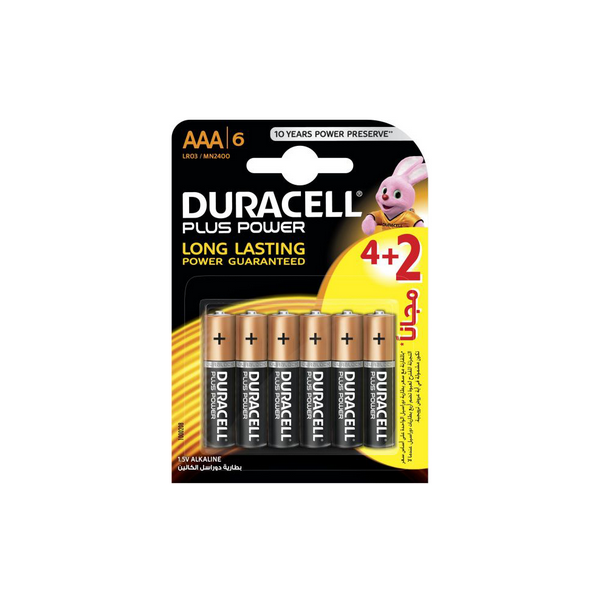 Duracell Piles LR03/AAA Plus Power 