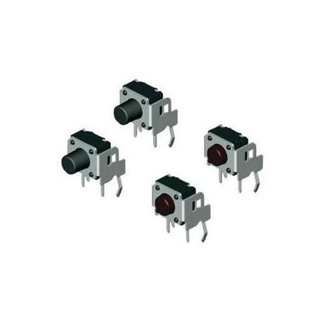 Bouton Poussoir switch 4 Pin 12X12X6mm Noir