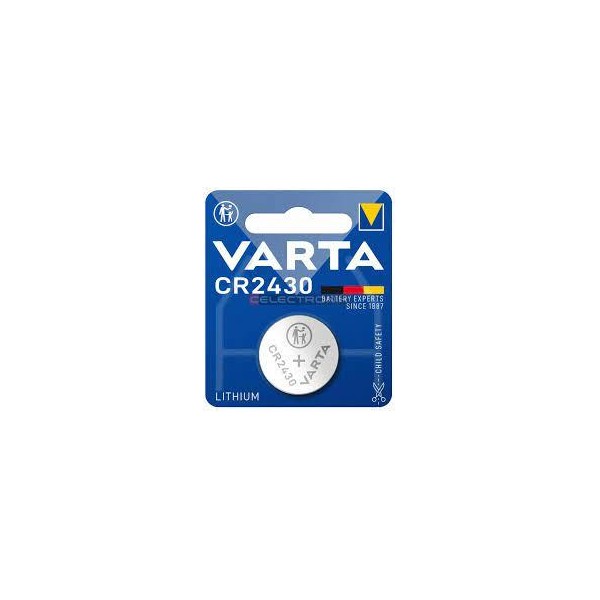 Pile bouton CR2430 Varta Lithium 3V, Varta