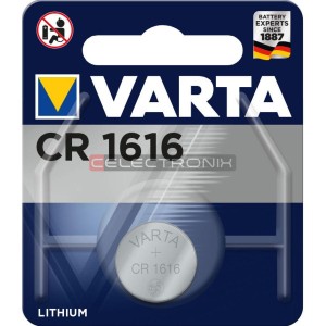 5 Piles Bouton Lithium Murata 3V / CR1616