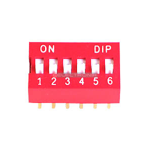 Dip switch 6 position